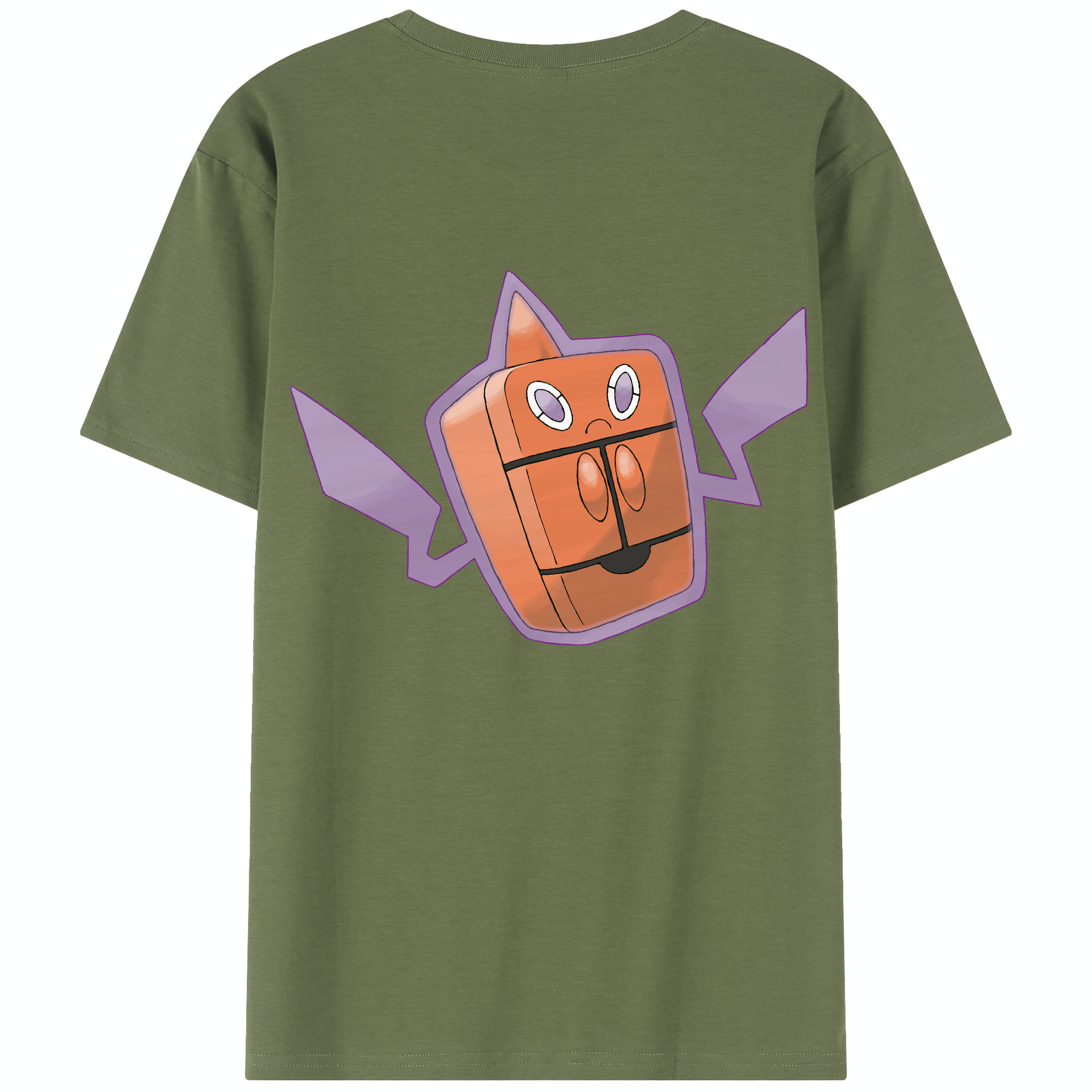 （画像用） ポケットモンスター Pokémon 綿100％半袖Tシャツ（背面プリント）